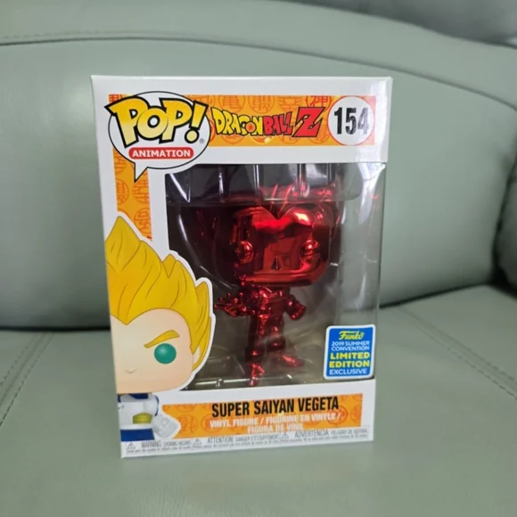 Super Saiyan Vegeta Dragon Ball Z 2019 Summer Convention‎ Exclusive Funko Pop - Picture 2 of 5